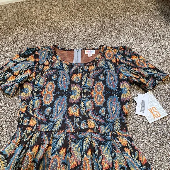 XS Lularoe Amelia Dress with pockets NWT - Picture 2 of 6